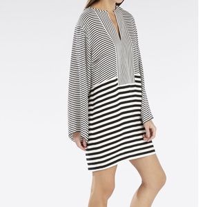 BCBGMAXAZRIA Amelia Kimono Dress striped